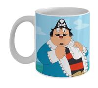 IIE, Captain Pugwash TV Series 1950's Retro Gift, Ceramic Coffee or Tea Mug.