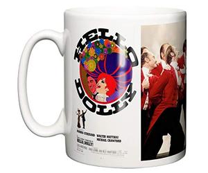 IIE, Classic Movie Musical Hello Dolly Poster & Scene, 1969 Barbra Streisand, Ceramic Coffee or Tea Mug.