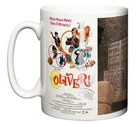 IIE, Classic Movie Musical Oliver! Poster & Scene, 1968 Mark Lester, Ceramic Coffee or Tea Mug.