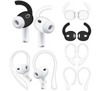 IiEXCEL Compatible with AirPods Pro 3 Anti Slip Kit, Silicone Sport Ear Hooks and 360° Rotation Adjustable Length Outdoor Earhooks Grip Ear Tips Wing Buds Holder for AirPods Pro 3rd - 4X1