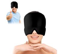 IIF Migraine Head Cap, Single-Sided Ice Gel Pack Relief Wrap Headache Relief Hat, Comfortable Ice Cap Cold Compress for Headache Tension, Sinus, Puffy Eyes, Stress Relief