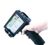 IIGEN Handheld Inkjet Printer, 12.7mm Handheld Inkjet Printer, 5 Inch Touch Screen Coding Printer, Label QR Code Barcode Printer Printer for Label/Production Date/Barcode/QR Code(Korean with 1 Ink)