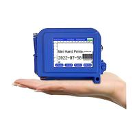 IIGEN Handheld Inkjet Printer, 12.7mm Portable Mini Hand Printer Logo Batch Code Handheld Inkjet Printing Machine For Bottle Caps Tin Cans Printer for Label/Production Date/Barcode/QR Code