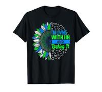 IIH Awareness I'm Living With IIH And Rocking It Warrior T-Shirt