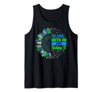IIH Awareness I'm Living With IIH And Rocking It Warrior Tank Top