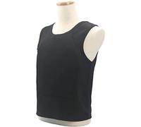 Iiia Level Bulletproof Vest,Ultra-Comfortable Lightweight Concealed Hidden Inside Wear Soft Anti-Bullet T Shirt Work Clothes AsiansizeXL Black