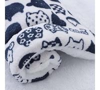 iik Cozy Calming Cat Blanket, Ultra Soft Dog/Cat Bed Mat with Cute Prints, Dog/Cat Blankets for Indoor Cats, Warm Pet Mat in A Variety of Sizes to Fit Most Pets (M,24 * 16in)
