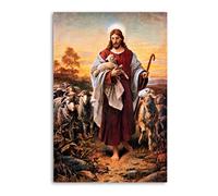IIM Jesus Christ The Guild of The Good Shepherd Poster Decorative Painting Canvas Wall Posters And Art Picture Print Modern Family Bedroom Decor Posters 08x12inch(20x30cm)