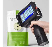 IINCOOY Non-encrypted Handheld Inkjet Printer Gun 12.7mm With Fast-Drying Ink For Text QR Barcode Batch Number Logo Date Label Printer