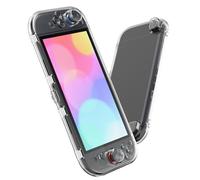 IINE Clear Storage Case for Switch 2 Console, Full-Body Hard Shell with Magnetic Closure, Joystick Guards, Splash-Resistant & Travel-Friendly Design, One-Piece Case for Console Protection