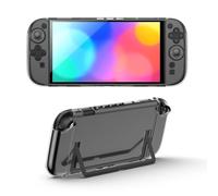 IINE Protective Case for Switch 2, PC Hard Shell Dockable Cover with Precision Cutouts, Stain & Scratch Resistance, Full Protection, Compatible with Switch 2 (Flat Back Case)