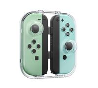 IINE Storage Case for Joy-con, Portable Dust-proof Protective Box Compatible with Nintendo Switch Joy-Con, Switch/OLED PC Transparent Shell Case with Magnetic Closure, L875