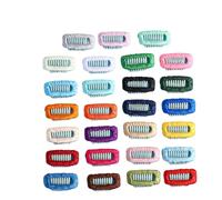 iiniim 10 Pcs Dog Hair Pin Hair Pet Barrettes for Hair Clips Puppy Headwear Accessories for Small Dogs Grooming Colorful L