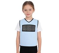 iiniim Boys Girls Compression Vest for Special Needs Adaptive Disorder Vest Comfort Adjustable Waistcoat Safety Tops Light Blue 11-12 Years