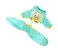 iiniim Breathable Canine Leg Covers Front Or Rear Limb Protection With Contrast Stitching Prevents Licking Wounds Mint Green L