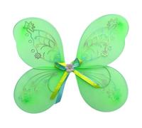 iiniim Butterfly Fairy Wings Foldable Angel Wing for Halloween Costume Dress Up Green One Size
