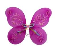 iiniim Butterfly Fairy Wings Foldable Angel Wing for Halloween Costume Dress Up Purple One Size
