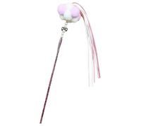 iiniim Cat Wand Toy Long Flexible Stick With Bell Wand Interactive Cat Toy For Indoor Cats Kittens To Pounce Chase A Pink One Size