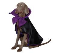 iiniim Dog Halloween Costume Vampire Cloak Theme Party Dress Up Spooky Cloak with Stand-Up Collar Purple M