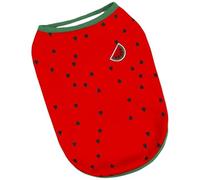 iiniim Dog Shirts Funny Printed Pet Clothes Summer Puppy T Shirts Cool Breathable Sweatshirt For Chihuahuas Cats Red XS