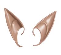 iiniim Fairy Elf Ears Silicone Vampire Ear Cosplay Party Dress Up for Halloween Masquerade Nude One Size