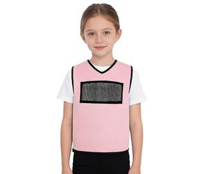 iiniim Kids Weighted Vest Deep Pressure Comfort Adjustable Sensory Compression Vest for Special Needs Boys Girls Pink 13-14 Years