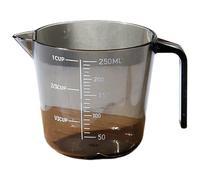 iiniim Plastic Liquid Measuring Cup Jug with Scales Kitchen Measure Tool 250ml One Size