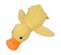 iiniim Plush Dog Toys for Small Dogs Duck Squeaky Dog Toys Soft Stuffed Dog Interactive Chew Toys for Puppy Yellow S