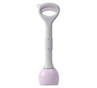 iiniim Portable Pet Pooper Scooper for Dogs Cats Foldable Dog Poop Scooper with Long Handle Dog Poop Waste Pick Up Tool Purple One Size