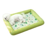 iiniim Self-Cooling Pad for Anxious Dogs and Cats Calming Mat for Puppies and Pets Stress Relief Bed Green M