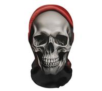 iiniim Skull Balaclava Ghost Mask Full Face Ghosts Balaclavas for Bike Motorcycle Skateboard Ski Type D One Size