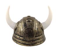 iiniim Viking Helmet with Horns for Men Medieval Style Costume Hat for Men Greek Helmet Knight Hat Gold One Size