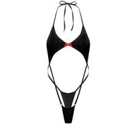 iiniim Woman's Sling Shot Mini Micro One-Piece Bikini Swimsuit Bathing Suit Thong Bodysuit Lingerie