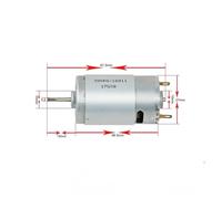 IINKUEYK 390 DC electronic starter DIY FISHING Boat Air Pump Thread Cutter Juicer 's CAR Hair Dryer Drill 7.4V 12V 24V Repair Tool Parts (Screw Shaft motor,7.4V 13000rpm)
