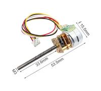 IINKUEYK GM12-15BY DC 5V12V Step electronic starter 1:50 M3 Screw Threaded PTZ (A Motor)