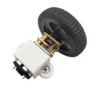 IINKUEYK N20 electronic starter DC 3V/6V/12V N20 Metal Geared electronic starter With Toy Wheel 15RPM to 500RPM Reversible (6v 300rpm)