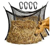 IIRC Hay Net for Horses, Set of 2, 4 mm Wire Diameter, 80 x 90 cm Hay Bag for Horses