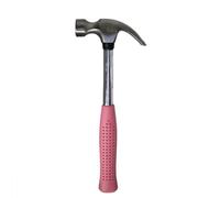 IIT Claw Hammer, 8 Oz, Pink, Alloy Steel, Ergonomic Grip