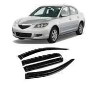 IITA Car Window Visor For Mazda 3 2005-2012 Sedan Side Window Visor Deflector Windshield for Rain Guard Weather Shields