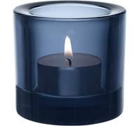 Iittala 1007836 Kivi tealight holder, 6 cm, rain blue