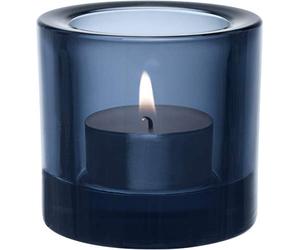 Iittala 1007836 Kivi tealight holder, 6 cm, rain blue