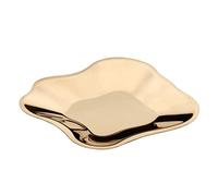 Iittala Aalto Bowl, Stainless Steel, Rose Gold, 35.8 x 35.8 x 3 cm