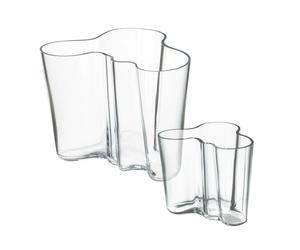 Iittala Aalto duo vase clear