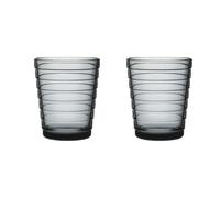 Iittala - Aino Aalto Drinking Glass 22 cl 2 Pcs, Grey - Grey
