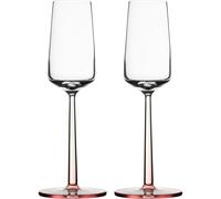 Iittala - Essence champagne glass 21cl pink 2-pack - Rose (Pink)