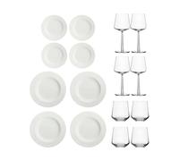 Iittala Essence & Dots dinner starter set 32 pieces - Cream white