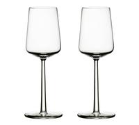 Iittala - Essence White Wine Glass 33 cl 2-pack, Clear - Clear