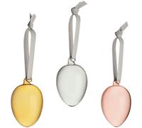 Iittala - Glass Egg, 3 Pcs - Grey