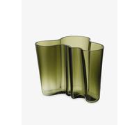 Iittala Iittala Aalto Glass Vase 160mm Moss Green