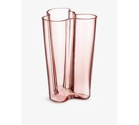 Iittala Iittala Aalto Glass Vase 251mm Salmon Pink